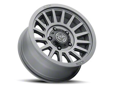 ICON Alloys Recon SLX Charcoal 6-Lug Wheel; 18x9; 0mm Offset (14-18 Silverado 1500)