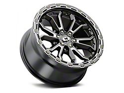 Vision Wheel Korupt Gloss Black Milled 6-Lug Wheel; 18x9; 12mm Offset (15-20 Tahoe)