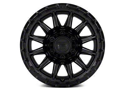 Fuel Wheels Piston Blackout 6-Lug Wheel; 20x9; 1mm Offset (19-24 Sierra 1500)