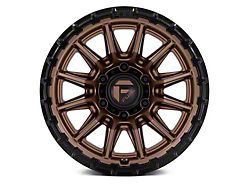 Fuel Wheels Piston Matte Bronze with Gloss Black Lip 6-Lug Wheel; 20x10; -18mm Offset (07-14 Tahoe)