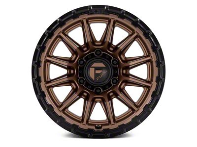 Fuel Wheels Piston Matte Bronze with Gloss Black Lip 6-Lug Wheel; 20x10; -18mm Offset (19-23 Ranger)