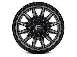 Fuel Wheels Piston Matte Gunmetal with Gloss Black Lip 6-Lug Wheel; 20x10; -18mm Offset (07-13 Silverado 1500)