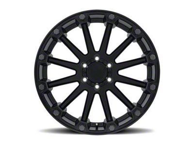 Black Rhino Pinnacle Semi Gloss Black with Gunmetal Bolts 6-Lug Wheel; 20x9; 12mm Offset (19-24 Silverado 1500)