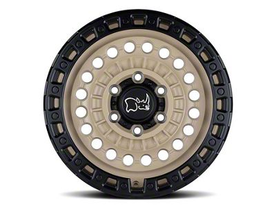 Black Rhino Sentinel Desert Sand with Black Ring 6-Lug Wheel; 20x9.5; 12mm Offset (2024 Ranger)