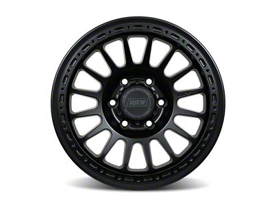 Relations Race Wheels RR6-H Matte Black 6-Lug Wheel; 17x8.5; 0mm Offset (15-20 Tahoe)