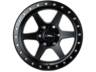 CXA Off Road Wheels CX2 SENTRY 6 Full Matte Black 6-Lug Wheel; 17x9; 0mm Offset (07-14 Tahoe)