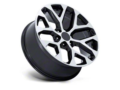 Performance Replicas PR177 Gloss Black Machined Face 6-Lug Wheel; 26x10; 24mm Offset (07-14 Yukon)