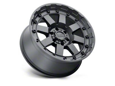 Black Rhino Cleghorn Matte Black 6-Lug Wheel; 18x9; -18mm Offset (14-18 Sierra 1500)