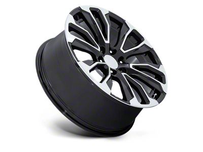 Performance Replicas PR211 Gloss Black Machined Face 6-Lug Wheel; 26x10; 31mm Offset (19-24 Sierra 1500)