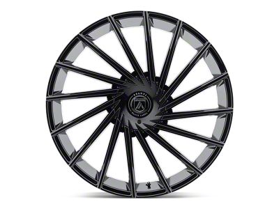 Asanti Matar Gloss Black 6-Lug Wheel; 28x10; 30mm Offset (2024 Ranger)