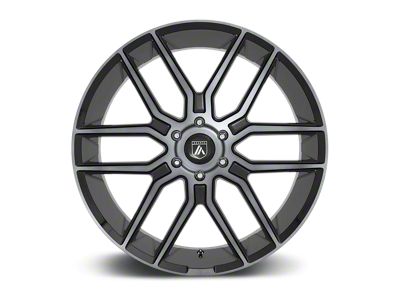 Asanti Baron Gloss Black with Gray Tint 6-Lug Wheel; 20x9; 30mm Offset (15-20 Yukon)