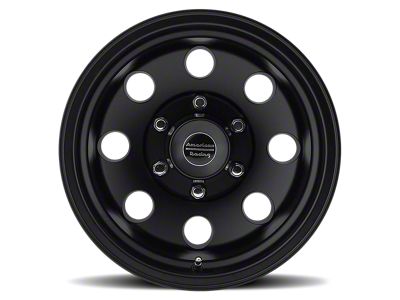 American Racing Baja Satin Black 6-Lug Wheel; 17x9; -12mm Offset (14-18 Silverado 1500)