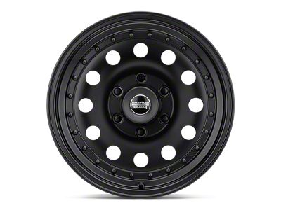 American Racing Outlaw II Satin Black 6-Lug Wheel; 17x8; 30mm Offset (19-24 Sierra 1500)