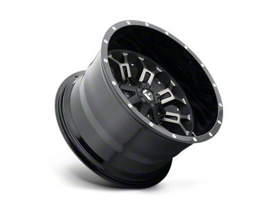 Fuel Wheels Crush Gloss Machined Double Dark Tint 6-Lug Wheel; 17x9; -12mm Offset (99-06 Silverado 1500)