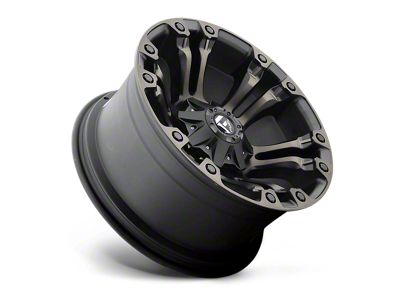 Fuel Wheels Vapor Matte Black Double Dark Tint 6-Lug Wheel; 20x9; 2mm Offset (23-24 Colorado)