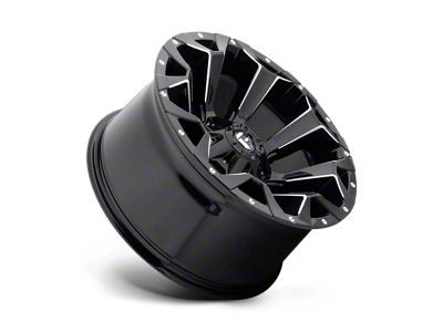Fuel Wheels Assault Gloss Black Milled 6-Lug Wheel; 22x10; -18mm Offset (21-24 F-150)