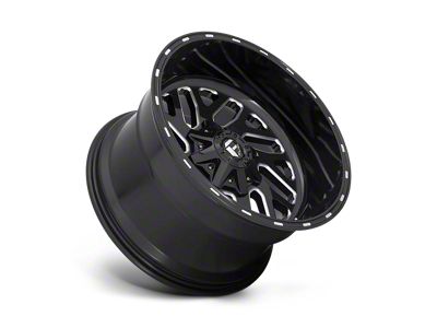 Fuel Wheels Triton Gloss Black Milled 6-Lug Wheel; 20x9; 20mm Offset (15-22 Canyon)