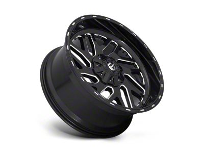 Fuel Wheels Triton Gloss Black Milled 6-Lug Wheel; 22x10; -19mm Offset (21-24 Yukon)