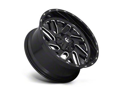 Fuel Wheels Triton Gloss Black Milled 6-Lug Wheel; 22x10; -19mm Offset (07-14 Yukon)