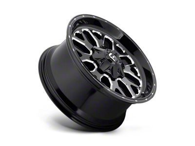 Fuel Wheels Titan Gloss Black Milled 6-Lug Wheel; 20x10; -18mm Offset (15-20 F-150)
