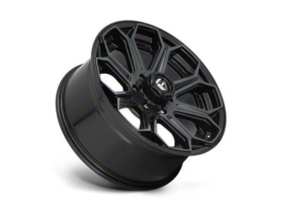 Fuel Wheels Siege Gloss Machined Double Dark Tint 6-Lug Wheel; 22x10; -18mm Offset (23-24 Colorado)