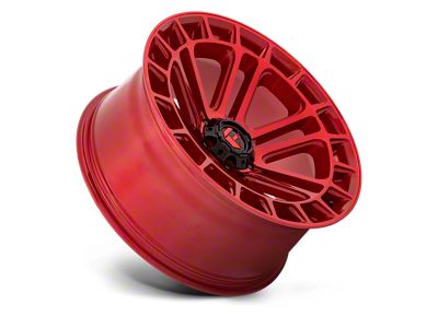 Fuel Wheels Heater Candy Red Machined 6-Lug Wheel; 22x10; -13mm Offset (19-24 RAM 1500)