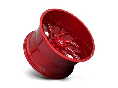Fuel Wheels Runner Candy Red Milled 6-Lug Wheel; 22x10; -18mm Offset (14-18 Sierra 1500)