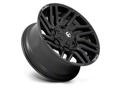 Fuel Wheels Typhoon Gloss Black 6-Lug Wheel; 22x12; -44mm Offset (23-24 Colorado)