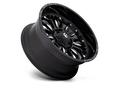 Fuel Wheels Arc Gloss Black Milled 6-Lug Wheel; 22x10; -18mm Offset (19-24 Silverado 1500)