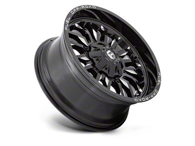 Fuel Wheels Arc Gloss Black Milled 6-Lug Wheel; 22x12; -44mm Offset (23-24 Colorado)
