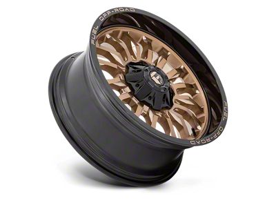 Fuel Wheels Arc Platinum Bronze with Black Lip 6-Lug Wheel; 22x12; -44mm Offset (19-24 RAM 1500)