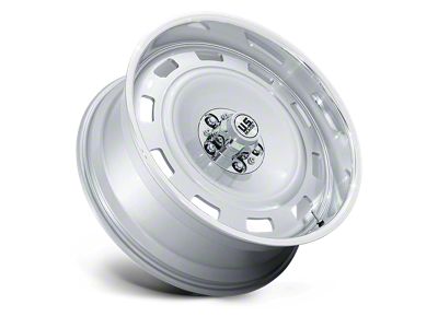 US Mag Scottsdale Silver with Diamond Cut Lip 6-Lug Wheel; 20x8.5; 1mm Offset (19-24 Silverado 1500)