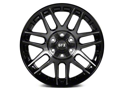 G-FX TM8 Gloss Black with Dark Tint 6-Lug Wheel; 18x9; 18mm Offset (15-20 F-150)