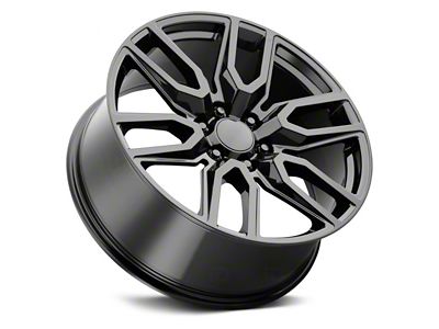 Voxx Replica DNNZH Style Gloss Black 6-Lug Wheel; 22x9; 31mm Offset (19-24 Sierra 1500)