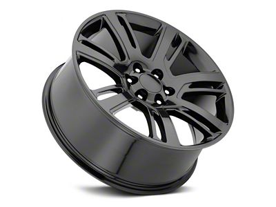 Voxx Replica Escalade Platinum Style Gloss Black 6-Lug Wheel; 22x9; 31mm Offset (07-13 Sierra 1500)