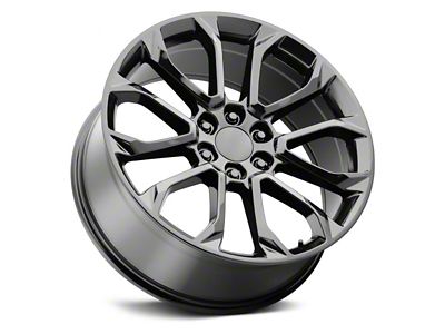 Voxx Replica SSI Style Gloss Black 6-Lug Wheel; 22x9; 31mm Offset (19-24 Silverado 1500)