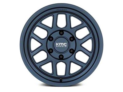 KMC Mesa Forged Monoblock Metallic Blue 6-Lug Wheel; 18x9; -12mm Offset (14-18 Silverado 1500)