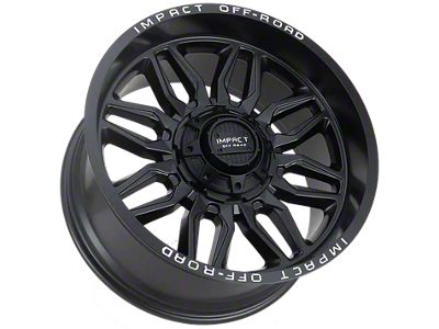 Impact Wheels 827 Matte Black 6-Lug Wheel; 20x10; -12mm Offset (19-24 RAM 1500)