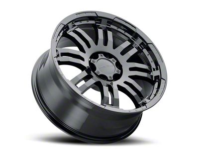 Vision Off-Road Warrior Gloss Black 6-Lug Wheel; 17x8.5; 25mm Offset (23-24 Canyon)