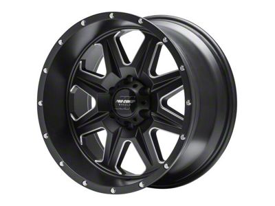 Pro Comp Wheels 63 Series Recon Satin Black Milled 6-Lug Wheel; 17x9; -6mm Offset (07-14 Yukon)