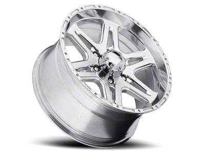 Ultra Wheels Badlands Polished 6-Lug Wheel; 17x9; 12mm Offset (23-24 Canyon)