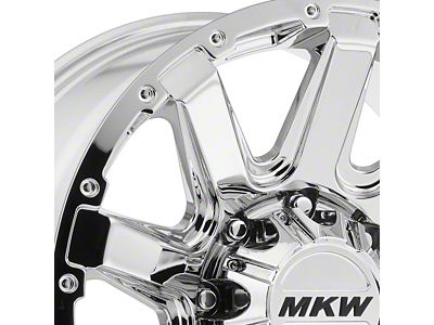 MKW Offroad M94 Chrome 6-Lug Wheel; 17x9; 10mm Offset (15-20 Tahoe)