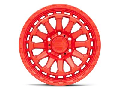 Black Rhino Raid Gloss Red 6-Lug Wheel; 17x8.5; 0mm Offset (2024 Ranger)