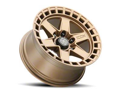 ICON Alloys Raider Satin Brass 6-Lug Wheel; 17x8.5; 0mm Offset (15-20 Tahoe)