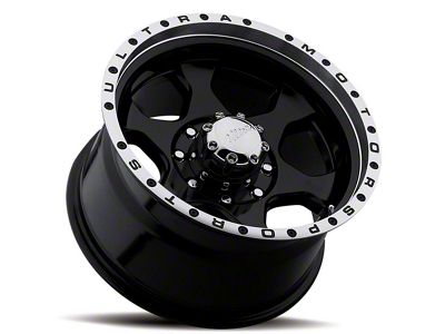 Ultra Wheels Rogue Gloss Black Machined 6-Lug Wheel; 17x8; 10mm Offset (23-24 Canyon)