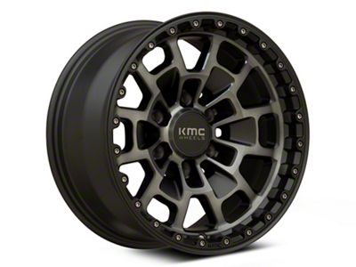 KMC Summit Satin Black with Gray Tint 6-Lug Wheel; 17x8.5; 0mm Offset (2024 Ranger)