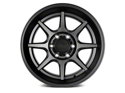 Falcon Wheels T8 Seeker Series Full Matte Black 6-Lug Wheel; 17x9; -38mm Offset (2024 Ranger)