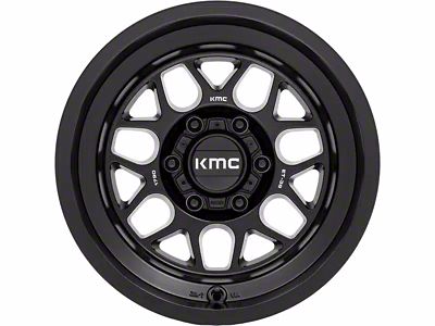 KMC Terra Satin Black 6-Lug Wheel; 17x8.5; 0mm Offset (23-24 Colorado)