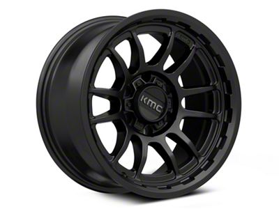 KMC Wrath Satin Black 6-Lug Wheel; 17x8.5; 0mm Offset (23-24 Canyon)