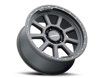 Vision Off-Road Ojos Satin Black 6-Lug Wheel; 17x9; 12mm Offset (15-20 Tahoe)